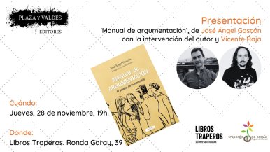 El autor, José Ángel Gascón, presenta su libro en la librería Libros Traperos de Murcia el próximo jueves 28 de noviembre